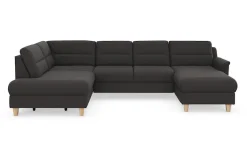 sit&more Wohnlandschaft »Farö U-Form« inklusive Federkern, wahlweise mit Schlaffunktion und Bettkasten