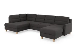 sit&more Wohnlandschaft »Farö U-Form« inklusive Federkern, wahlweise mit Schlaffunktion und Bettkasten