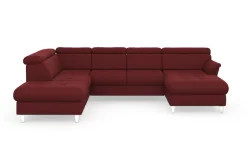 sit&more Wohnlandschaft »Marano U-Form« inklusive Kopfteilverstellung, optional Schlaffunktion & Bettkasten