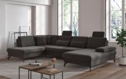 sit&more Wohnlandschaft »Morris Jubi« wahlweise mit Armteilverstellung, Schlaffunktion & Bettkasten