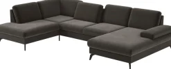 sit&more Wohnlandschaft »Morris Jubi« wahlweise mit Armteilverstellung, Schlaffunktion & Bettkasten
