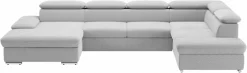 sit&more Wohnlandschaft »Valantine U-Form, B: 349 cm« mit Arm- & Kopfteilverstellung, optional mit Schlaffunktion