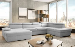 sit&more Wohnlandschaft »Valantine U-Form, B: 349 cm« mit Arm- & Kopfteilverstellung, optional mit Schlaffunktion