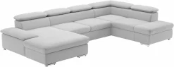 sit&more Wohnlandschaft »Valantine U-Form, B: 349 cm« mit Arm- & Kopfteilverstellung, optional mit Schlaffunktion