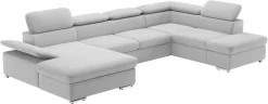 sit&more Wohnlandschaft »Valantine U-Form, B: 349 cm« mit Arm- & Kopfteilverstellung, optional mit Schlaffunktion