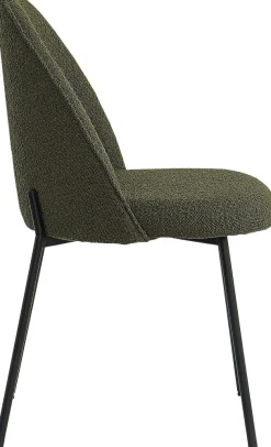 SIT Polsterstuhl »Set 2 St. – Gepolsterte Esszimmerstühle mit abgerundeter Rückenlehne« (Set) 2 Stk.mit abgerundeter Rückenlehne und Bouclestoff