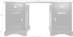 SIT Schreibtisch »Bürotisch Massiver Akazienholz‑Tisch, vielseitig nutzbar« Vielseitiger Akazienholz‑Tisch als Bürotisch oder Schreibtisch