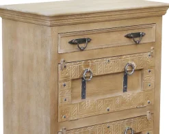 SIT Schuhschrank »Algier aus Mangoholz mit Schnitzereien & 2 Klappen« Aufwendige Schnitzfront