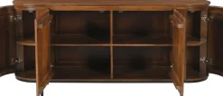 SIT Sideboard »Newcastle aus massivem Mangoholz mit Lamellenfront & 4 Türen« 1 Stk. tlg. 4 Türen, 8 Fächer & zarte Lamellenfront aus Mangoholz