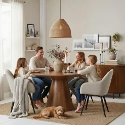 SIT Sideboard »Newcastle aus massivem Mangoholz mit Lamellenfront & 4 Türen« 1 Stk. tlg. 4 Türen, 8 Fächer & zarte Lamellenfront aus Mangoholz