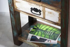 SIT Telefontisch »Cardiff aus Altholz mit 3 Schubladen im Vintage-Look« Altholz aus alten Fischerbooten mit einzigartiger Patina