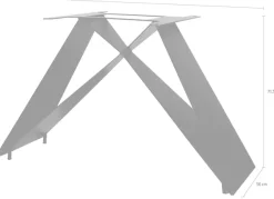 SIT Tischbein 1 Stk. tlg. Cross Base