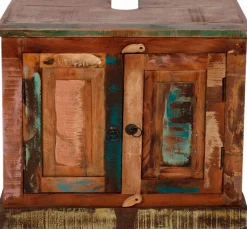SIT Waschbeckenunterschrank »Riverboat« aus recyceltem Altholz, Shabby Chic, Vintage
