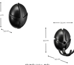 Spinder Design Garderobenhaken »TICK BIO« Design-Garderobe aus recyceltem ABS und mit klappbaren Haken