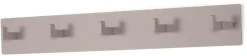 Spinder Design Garderobenhaken Metall, Zeitloses Design, 5 Haken, Breite 70 cm