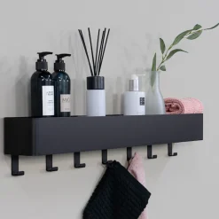 Spinder Design Garderobenhaken »Multi 7« 2-in-1 Wandregal + Garderobe