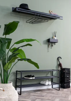 Spinder Design Garderobenleiste »SWAY 120« 2-in-1 Wandregal + Garderobe