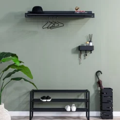Spinder Design Garderobenleiste »SWAY 120« 2-in-1 Wandregal + Garderobe