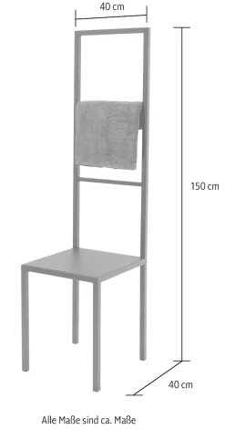 Spinder Design Kleiderständer »DRESSBUDDY« Metall, Schrank für das Schlafzimmer oder Bad
