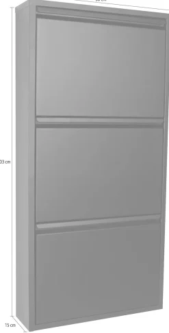 Spinder Design Schuhschrank »Billi« Metall, Breite 50 cm
