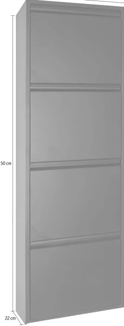 Spinder Design Schuhschrank »Billi« Metall, Breite 50 cm