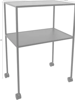 Spinder Design Servierwagen »TROLLY« Metall, Rollen,86 x 60 x 40 cm