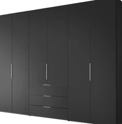STAUD Drehtürenschrank »Extenso, edles Design in hochwertiger Qualität, Made in Germany« mit 3 Frontschubkästen