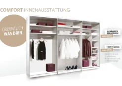 STAUD Drehtürenschrank »Extenso, edles Design in hochwertiger Qualität, Made in Germany« mit 3 Frontschubkästen