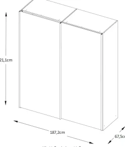 STAUD Schwebetürenschrank »Includo, Made in Germany« Mit vier verschiedenen Ausstattungsvarianten