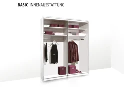 STAUD Schwebetürenschrank »Includo, Made in Germany« Mit vier verschiedenen Ausstattungsvarianten