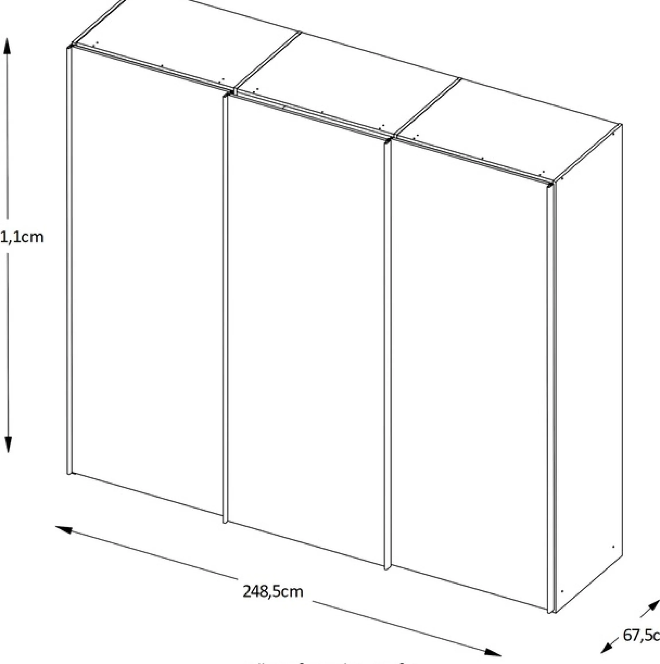 STAUD Schwebetürenschrank »Includo, Made in Germany«