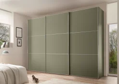 STAUD Schwebetürenschrank »Includo, kurze Lieferzeit: "Premium Variante in Weiß in 249cm Breite"« 3 Breiten (ca. 250, 280 oder 300cm), Höhe 222cm,