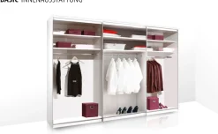 STAUD Schwebetürenschrank »Includo, Made in Germany« Mit vier verschiedenen Ausstattungsvarianten