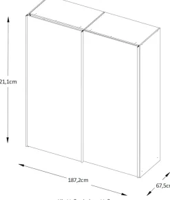 STAUD Schwebetürenschrank »Includo, Made in Germany« Mit vier verschiedenen Ausstattungsvarianten
