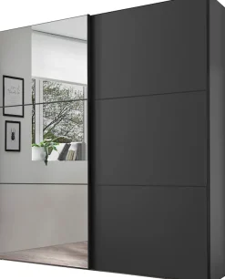 STAUD Schwebetürenschrank »Includo, Made in Germany« Mit Spiegeltüre und vier verschiedenen Ausstattungsvarianten