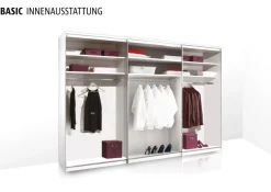 STAUD Schwebetürenschrank »Includo, Made in Germany« Mit vier verschiedenen Ausstattungsvarianten