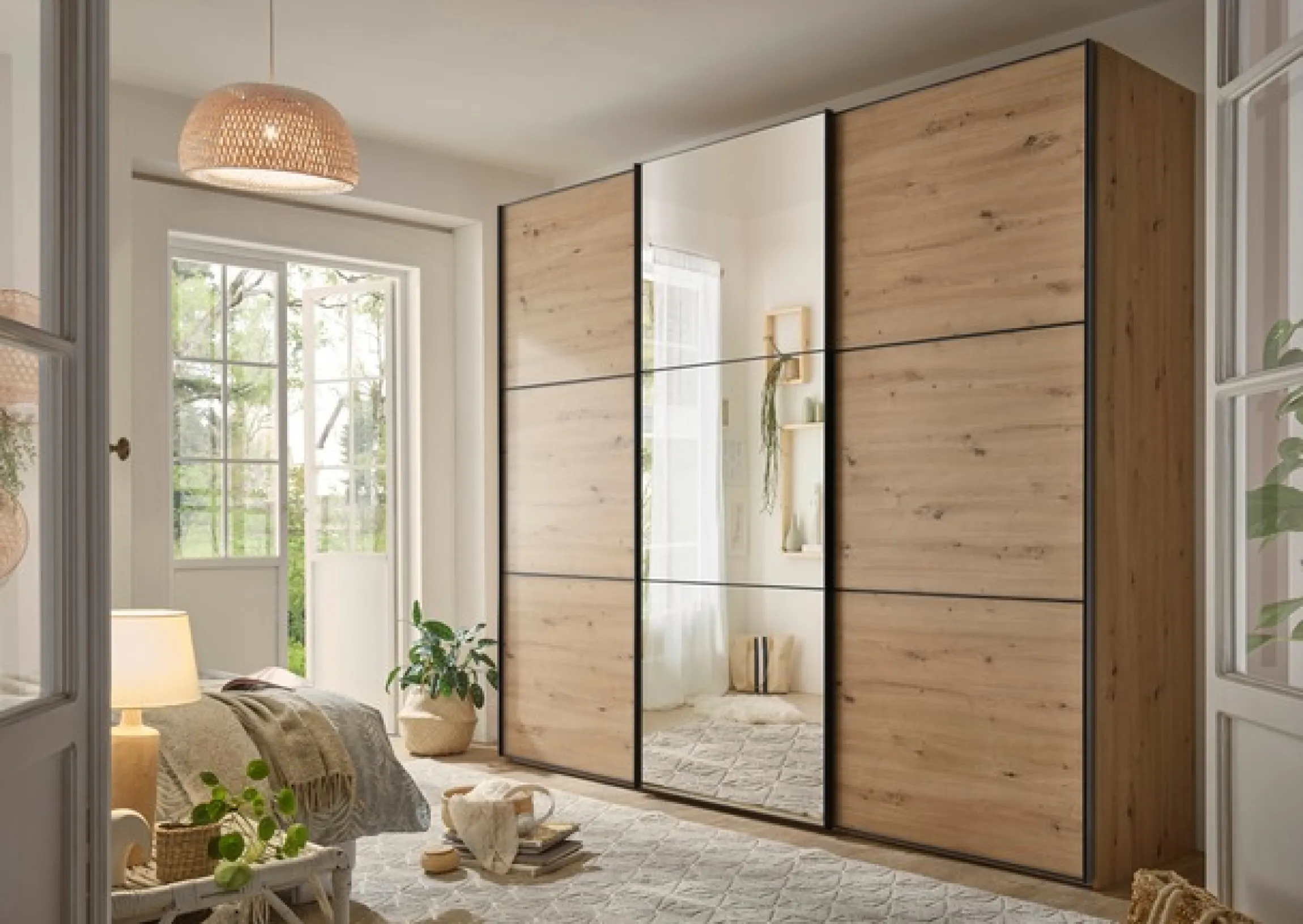 STAUD Schwebetürenschrank »Includo, Made in Germany« Mit vier verschiedenen Ausstattungsvarianten