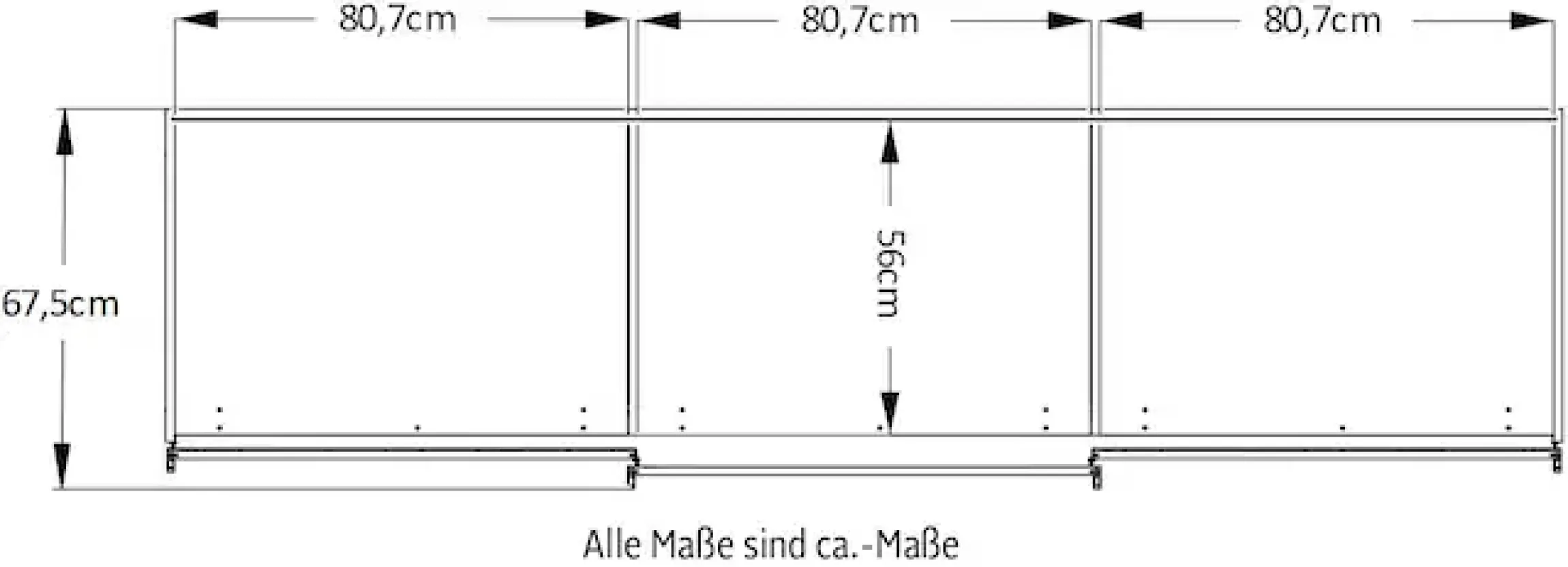 STAUD Schwebetürenschrank »Includo, Made in Germany« Mit vier verschiedenen Ausstattungsvarianten