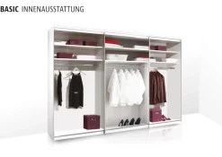 STAUD Schwebetürenschrank »Includo, Made in Germany« Mit vier verschiedenen Ausstattungsvarianten