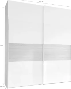 STAUD Schwebetürenschrank »Sinfonie Plus, edles Design in hochwertiger Qualität, Made in Germany« In vier verschiedenen Ausstattungsvarianten