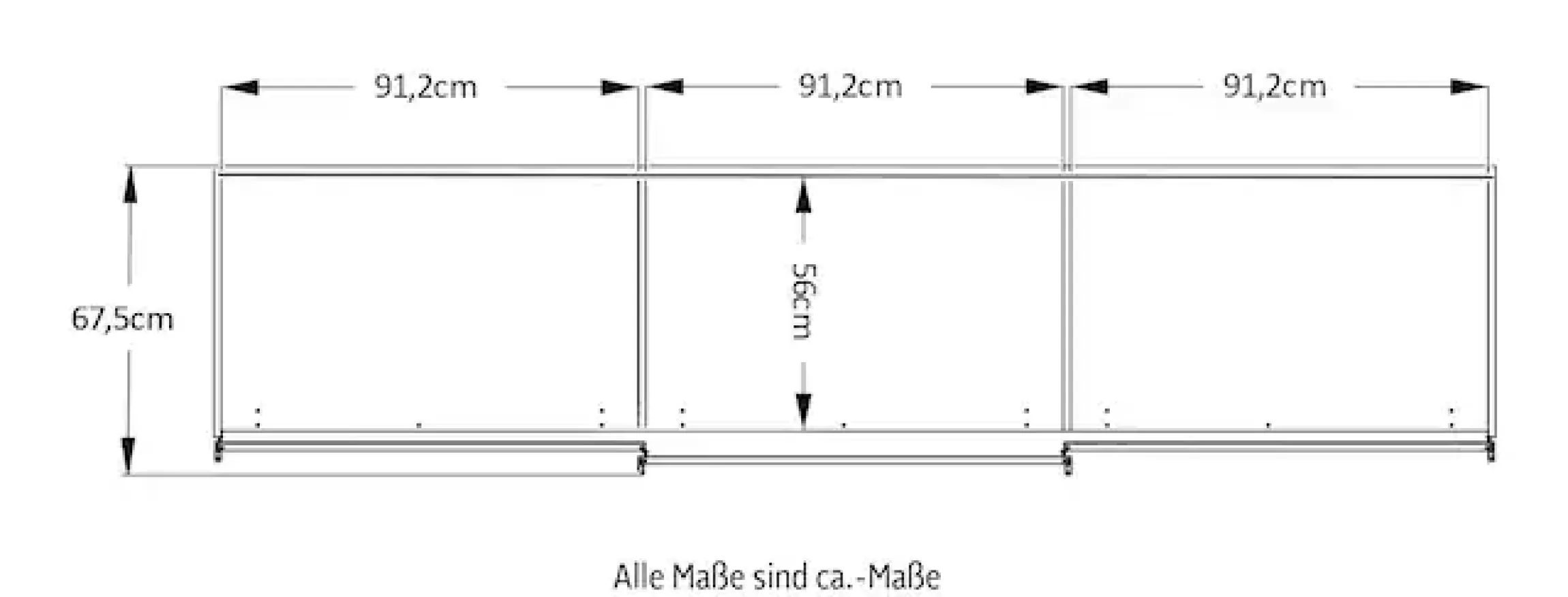 STAUD Schwebetürenschrank »Sinfonie Plus, edles Design in hochwertiger Qualität, Made in Germany« Mit vier verschiedenen Ausstattungsvarianten