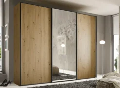 STAUD Schwebetürenschrank »Sinfonie Plus, edles Design in hochwertiger Qualität, Made in Germany« Mit Spiegeltür und vier verschiedenen Ausstattungsvarianten