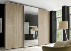 STAUD Schwebetürenschrank »Sinfonie Plus, edles Design in hochwertiger Qualität, Made in Germany« Mit Spiegeltüre und vier verschiedenen Ausstattungsvarianten