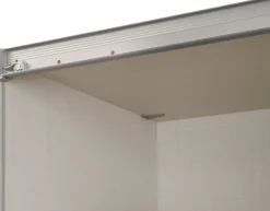 STAUD Schwebetürenschrank »Sinfonie Plus, edles Design in hochwertiger Qualität, Made in Germany« Glas und Spiegel-Frontkombination mit vier Ausstattungsvarianten