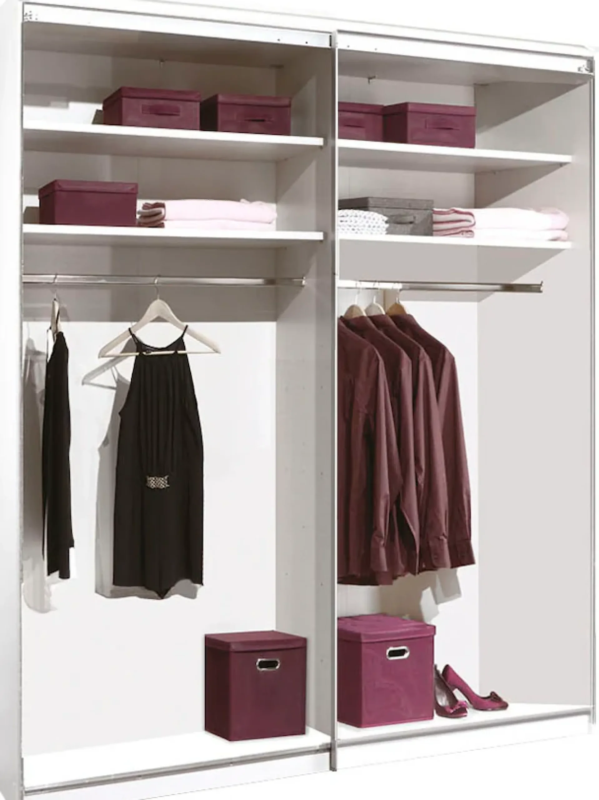 STAUD Schwebetürenschrank »Sinfonie Plus, edles Design in hochwertiger Qualität, Made in Germany« Mit vier verschiedenen Ausstattungsvarianten