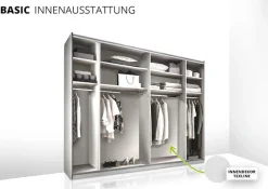 STAUD Schwebetürenschrank »Sonett 321G, Made in Germany« mit vier verschiedenen Ausstattungsvarianten