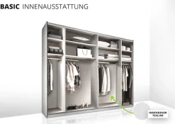STAUD Schwebetürenschrank »Sonett 100, Made in Germany« mit vier verschiedenen Ausstattungsvarianten