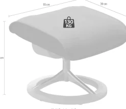 Stressless® Fußhocker »Admiral« mit Signature Base, Gestell Wenge