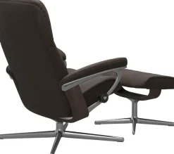 Stressless® Fußhocker »Consul« mit Cross Base, Größe S, M & L, Holzakzent Wenge