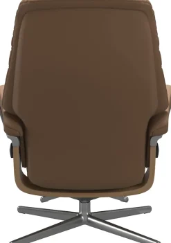 Stressless® Fußhocker »Sunrise« mit Cross Base, Größe S, M & L, Holzakzent Eiche
